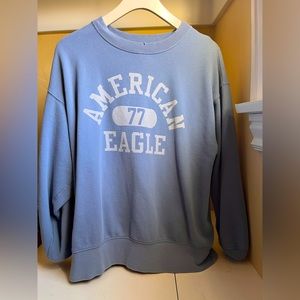 Trendy American Eagle Baby Blue Sweatshirt